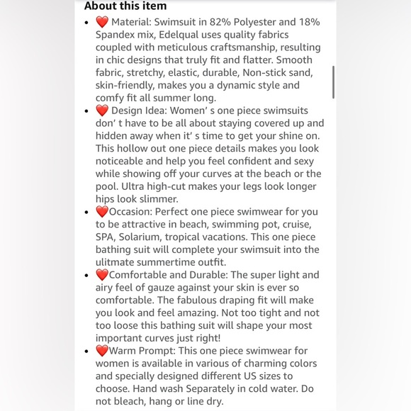 Edelqual One Piece Swimsuit High Cut with side Cutouts White‎ Snakeskin Size XXL - Picture 7 of 16